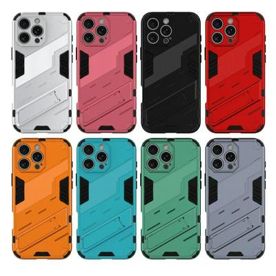 Phone Case for iPhone 16 Pro Max Kickstand TPU + PC Protective Cell Phone Cover