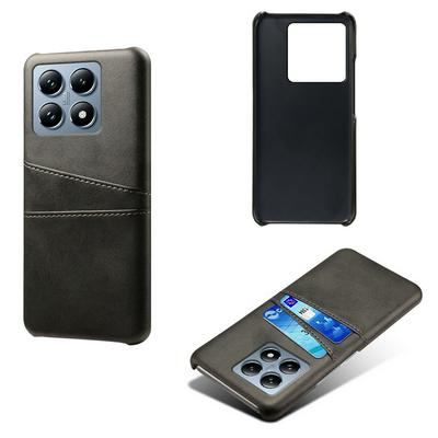 For Xiaomi 14T Pro Extra Thinness Premium Cowhide Leather Vintage Shockproof Hard PC Back Cover Case