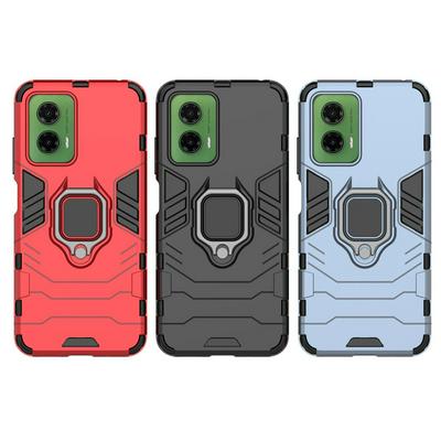 For Motorola Moto G35 Black Panther 2 in 1 Detachable Magnetic Attraction Shockproof with Stand Hard PC + Soft TPU Back Cover Case