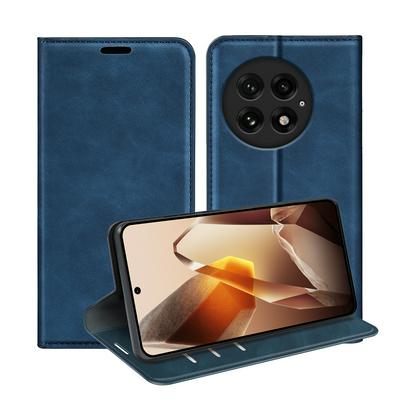 For Oneplus 13 Skin Feel Magnetic Attraction Flip Leather Wallet Case with Card Slot and Stand