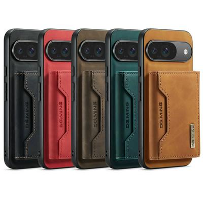 DG.MING M2 Series Detachable 2-in-1 Wallet Kickstand Design Leather Coated Hybrid Case for Google Pixel 9 / 9 Pro