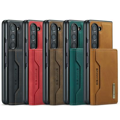 DG.MING M2 Series Detachable 2-in-1 Wallet Kickstand Design Leather Coated Hybrid Case for Samsung Galaxy Z Fold 6