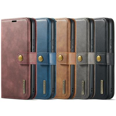 DG.MING Wallet Split Leather Cover Detachable 2-in-1 PC Back Case for Google Pixel 9 / 9 Pro