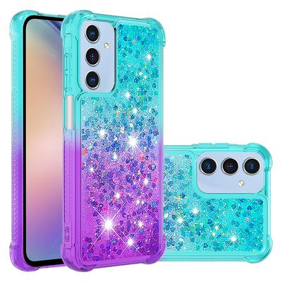 For Samsung Galaxy A26 YB Quicksand Series Liquid Case Gradient Quicksand Soft TPU Protective Shockproof Luxury Cover