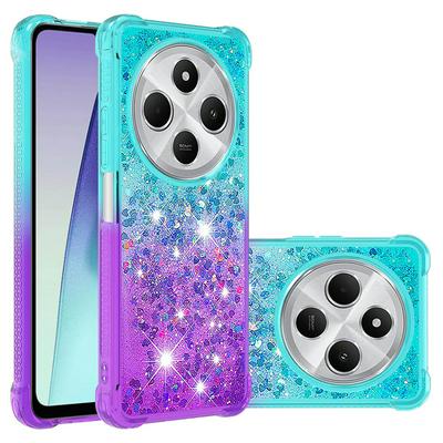 For Xiaomi Redmi 14C YB Quicksand Series Liquid Case Gradient Quicksand Soft TPU Protective Shockproof Luxury Cover