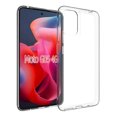 For Motorola Moto G05 4G/Moto E15 4G TPU Transparent Shockproof Scratch Resistant Soft TPU Back Cover Case