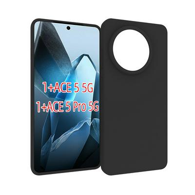 For Oneplus Ace 5/Ace 5 Pro/Oneplus 13R Black Matte Shockproof Durable Soft TPU Back Cover Phone Case 