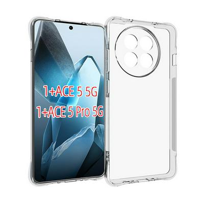 Anti-Fingerprint Non-Slip Waterproof Four Corners Shockproof Transparent Soft TPU Back Cover Protective Case for Oneplus Ace 5/Ace 5 Pro/Oneplus 13R