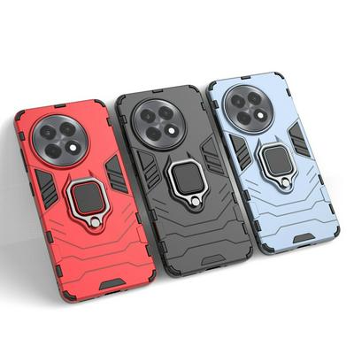 For Oneplus 13R Black Panther 2 in 1 Detachable Magnetic Attraction Shockproof with Stand Hard PC + Soft TPU Back Cover Case