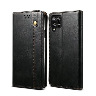 For Samsung Galaxy A52 5G Crazy Horse Pattern Shockproof PU Leather Phone Case
