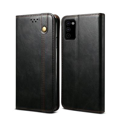 For Samsung Galaxy M51 Crazy Horse Pattern Shockproof PU Leather Phone Case