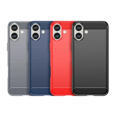 Ultra Thin Matte TPU Shockproof Military Grade Back Protective Cover Case for iPhone 16 Plus