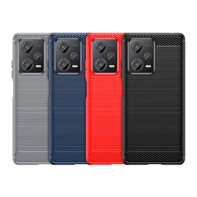 Ultra Thin Matte TPU Shockproof Military Grade Back Protective Cover Case for Xiaomi Redmi Note 12 Pro Plus