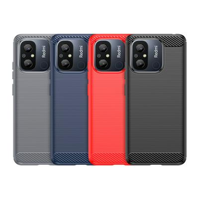 Ultra Thin Matte TPU Shockproof Military Grade Back Protective Cover Case for Xiaomi Redmi 12C