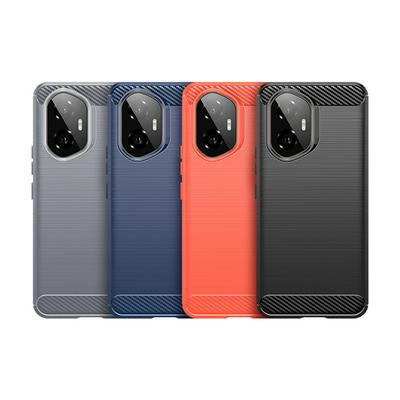 For Honor 300 Carbon Fiber Drawing Series Scratch Resistant Shock Absorption Soft TPU Back Cover Case