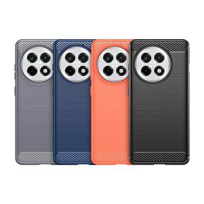 For Oneplus Ace 5 Pro 5G Carbon Fiber Drawing Series Scratch Resistant Shock Absorption Soft TPU Back Cover Case