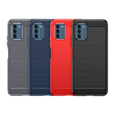 For Nokia C300 Carbon Fiber Drawing Series Scratch Resistant Shock Absorption Soft TPU Back Cover Case