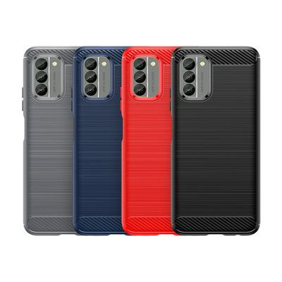 For Nokia G400 5G Carbon Fiber Drawing Series Scratch Resistant Shock Absorption Soft TPU Back Cover Case