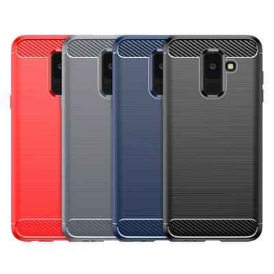 For Samsung Galaxy A9 Star Lite Carbon Fiber Drawing Series Scratch Resistant Shock Absorption Soft TPU Back Cover Case
