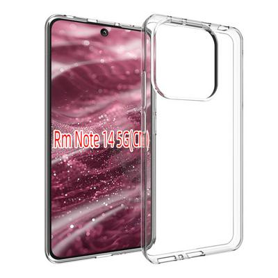 For Xiaomi Redmi Note 14 5G TPU Transparent Shockproof Scratch Resistant Soft TPU Back Cover Case