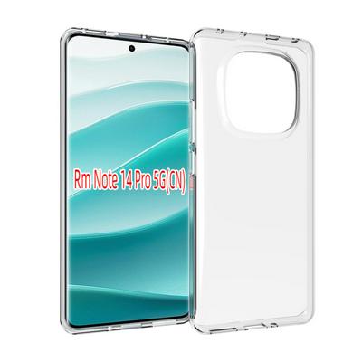 For Xiaomi Redmi Note 14 Pro 5G TPU Transparent Shockproof Scratch Resistant Soft TPU Back Cover Case