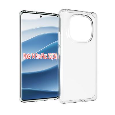 For Xiaomi Redmi Note 14 Pro Plus TPU Transparent Shockproof Scratch Resistant Soft TPU Back Cover Case