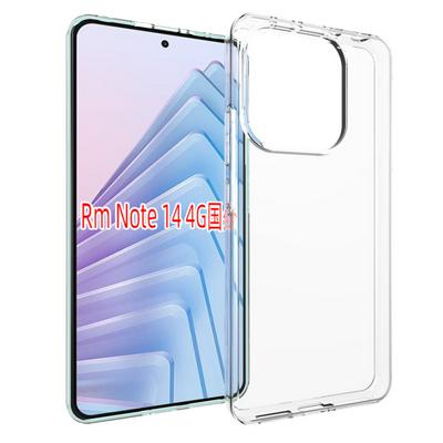 For Xiaomi Redmi Note 14 4G TPU Transparent Shockproof Scratch Resistant Soft TPU Back Cover Case