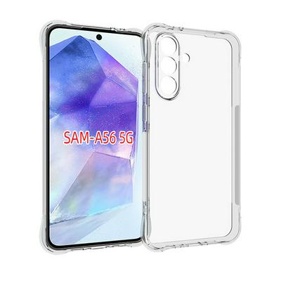 Anti-Fingerprint Non-Slip Waterproof Four Corners Shockproof Transparent Soft TPU Back Cover Protective Case for Samsung Galaxy A56 5G