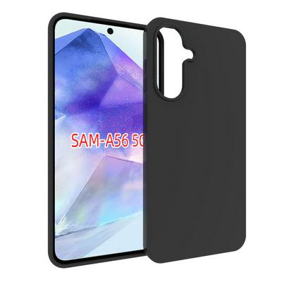 For Samsung Galaxy A56 5G Black Matte Shockproof Durable Soft TPU Back Cover Phone Case 