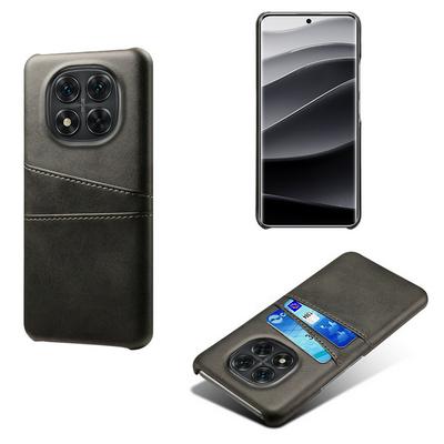 For Xiaomi Redmi Note 14 Pro 5G Extra Thinness Premium Cowhide Leather Vintage Shockproof Hard PC Back Cover Case