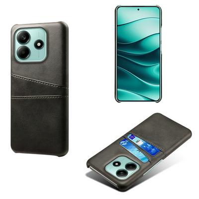 For Xiaomi Redmi Note 14 5G Extra Thinness Premium Cowhide Leather Vintage Shockproof Hard PC Back Cover Case