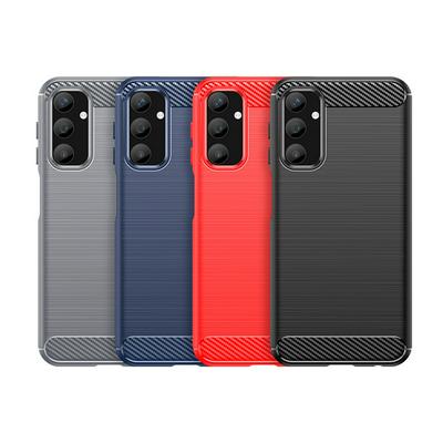 For Samsung Galaxy A25 Carbon Fiber Drawing Series Scratch Resistant Shock Absorption Soft TPU Back Cover Case