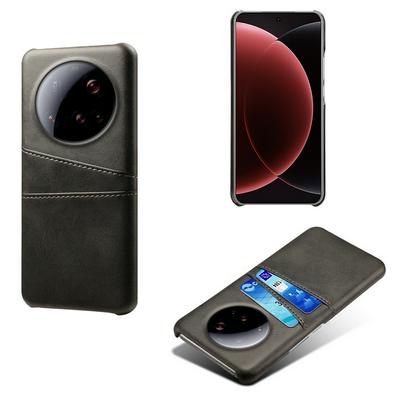 For Xiaomi 15 Ultra Extra Thinness Premium Cowhide Leather Vintage Shockproof Hard PC Back Cover Case