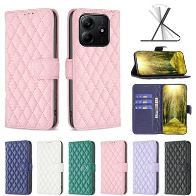 For Xiaomi Redmi Note 14 5G Small Fragrant Wind Clamshell Type PU Leather Phone Case