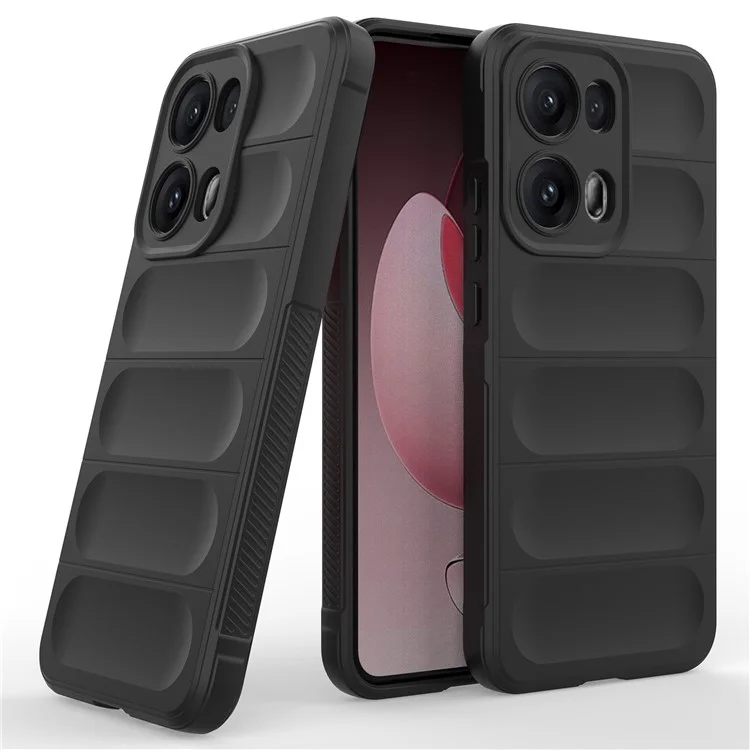 For Oppo Reno 13 Pro Anti-drop Rugged Cell Phone Case Shockproof TPU Back Cover Protector