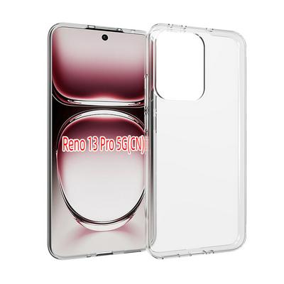 For Oppo Reno 13 Pro 5G TPU Transparent Shockproof Scratch Resistant Soft TPU Back Cover Case