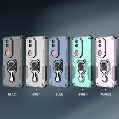 For Vivo V50 5G  Case Rotatable Ring Kickstand PC + TPU Shockproof Phone Cover