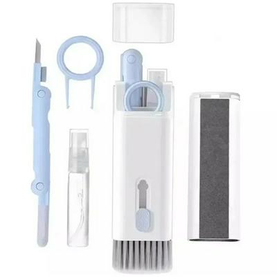 7-in-1 Computer Keyboard Cleaner Brush Kit Earphone Cleaning Pen For Headset iPad Phone Cleaning Tools Cleaner Keycap Puller Kit