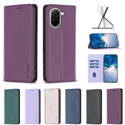 BF18 Protective Case for Xiaomi Redmi A5 4G(171mm) Dermal dark magnetic field Leather Stand Phone Cover with Card Slots