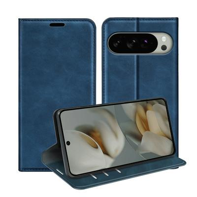 For Google Pixel 10 Pro XL Skin Feel Magnetic Attraction Flip Leather Wallet Case with Card Slot and Stand