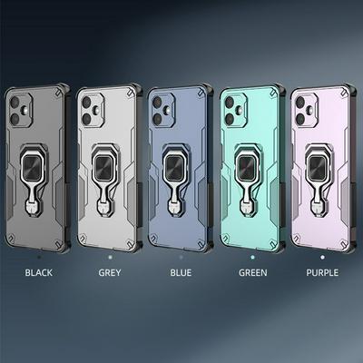 For Samsung Galaxy A06 4G Case Rotatable Ring Kickstand PC + TPU Shockproof Phone Cover