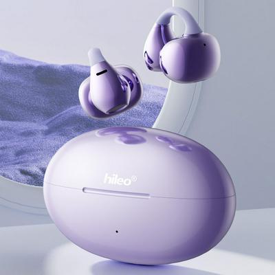 Hileo Hi82 Earphones Clip Design Handsfree Headset Large Charging Earphone True Wire Less V5.4 Stereo Sound Sports Earphones