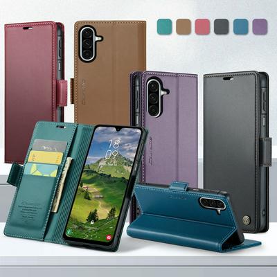 CASEME 023 Series For Samsung Galaxy A26 5G RFID Blocking Leather Case Wallet Stand Phone Cover