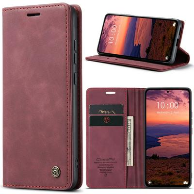 CASEME 013 Series for Xiaomi Redmi Note 14 4G Wallet PU Leather Case Foldable Stand Magnetic Auto-absorbed Flip Cover