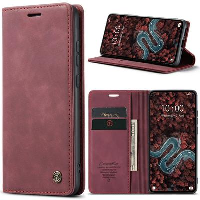 CASEME 013 Series for Xiaomi Poco X7 Pro 5G Wallet PU Leather Case Foldable Stand Magnetic Auto-absorbed Flip Cover
