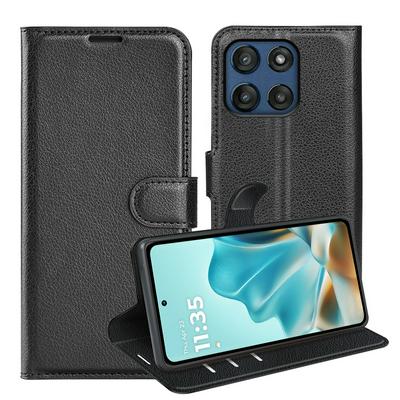 For Motorola Edge 60 Fusion Pattern Single Folded Edge Folio Flip Leather Wallet Phone Case