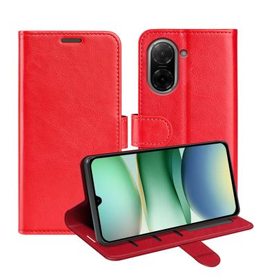 For Xiaomi Redmi A5 4G(171mm)/Xiaomi Poco C71 R64 Pattern Single Folded Edge Folio Flip Leather Wallet Phone Case