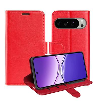 For Google Pixel 10 Pro XL R64 Pattern Single Folded Edge Folio Flip Leather Wallet Phone Case