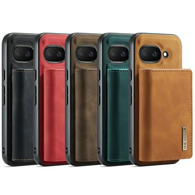 DG.MING M1 Series Drop-proof Kickstand Design Cover with Detachable Magnetic Wallet for Google Pixel 9A