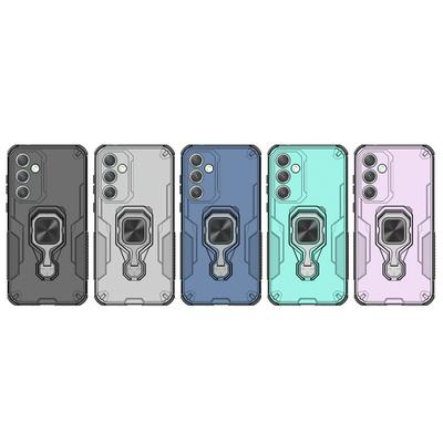 For Samsung Galaxy A35 5G Case Rotatable Ring Kickstand PC + TPU Shockproof Phone Cover